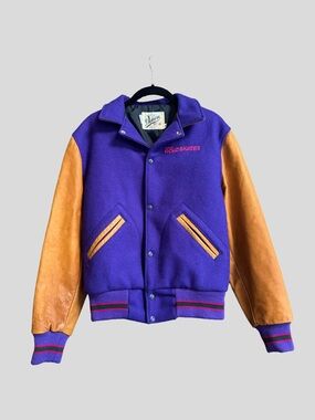 Dehen 1920 Varsity Jacket Wool Leather Roces Roadskates USA